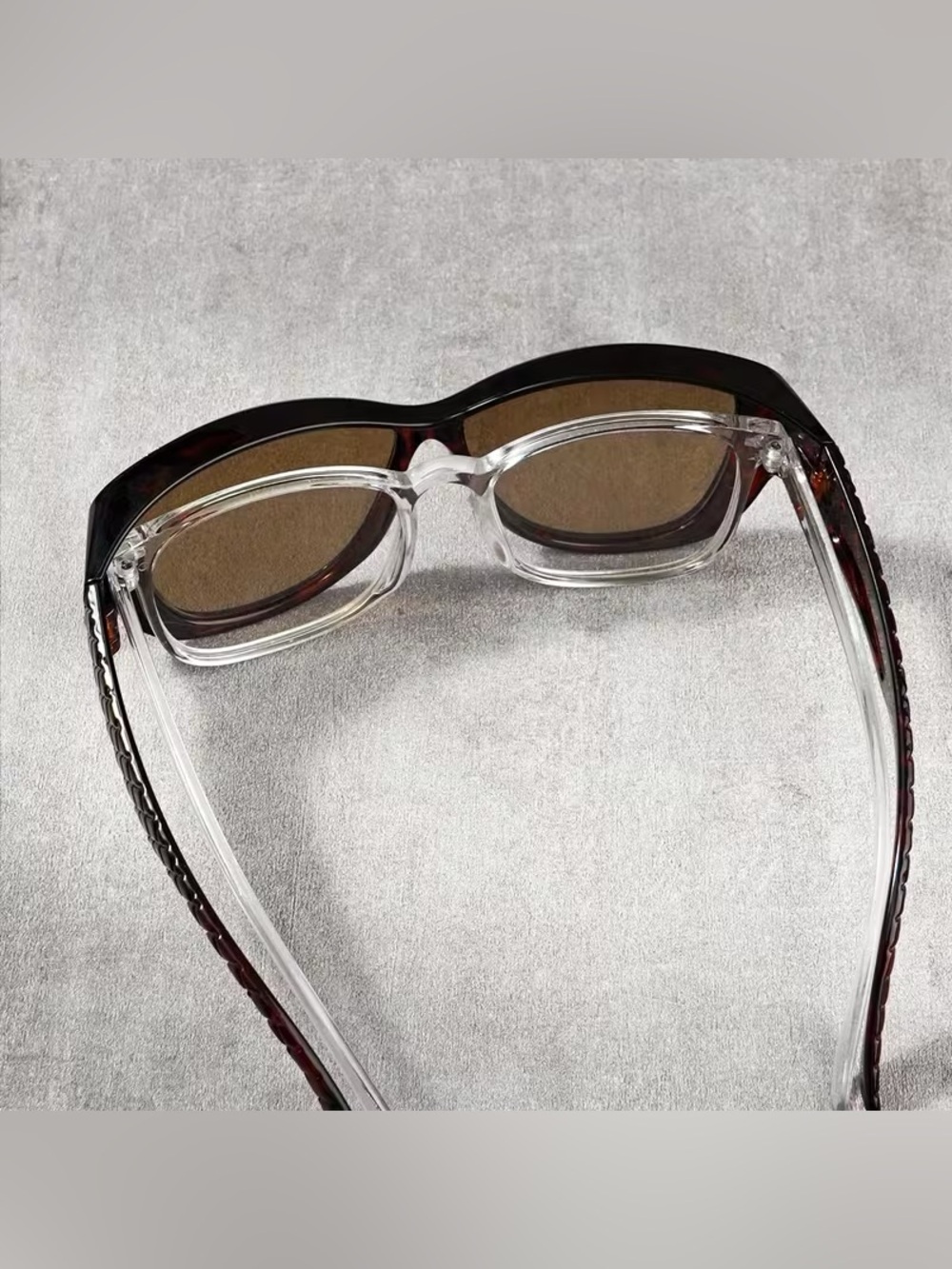 Large Retro Glasses Designed to Be Worn Over Regular Eyewear - Picture 4 of 5